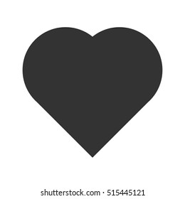 Vector of  hart icon on white background