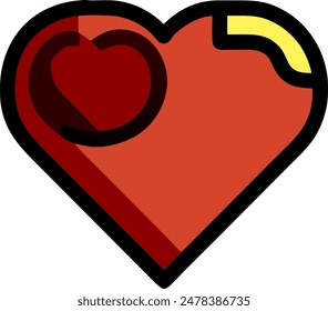 Vector of hart, loving hart
