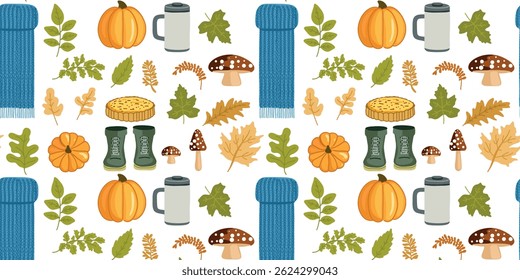 vector harvest wallpape, vector illustration
