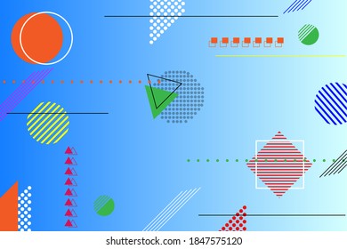 El vector tiene fondo de diseño, combinación geométrica y color de gradiente.eps 10