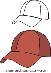 
vector hat image, perfect for web logos or coloring book