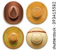 mexican hat top view