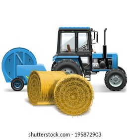 Vector Hay Baler Concept