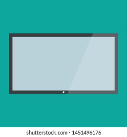 Vector HD TV. Lcd tv display screen