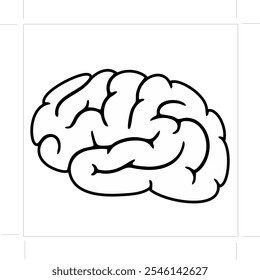 vector head brain logo symbol clipar