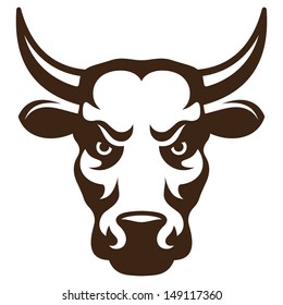 Gold Bull Head Stock Vector (Royalty Free) 87731647 | Shutterstock