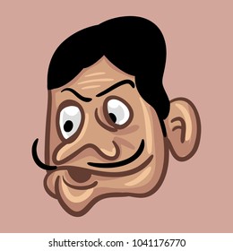 vector head cartoon funny