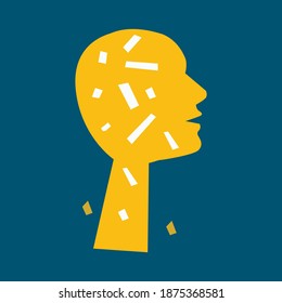 Vector head of a man