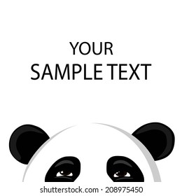  Vector head Panda