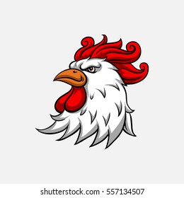vector head rooster