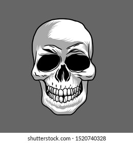 Vector Head Skull