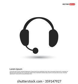 Vector headphone icon
