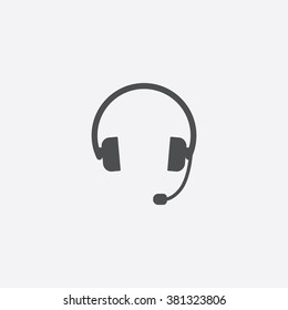 Vector headphone Icon.