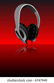 Vector of headphones