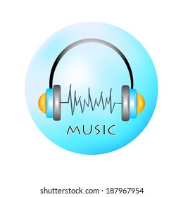 Vector Headphones Icon