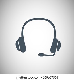 Vector headphones icon