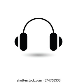 Vector headphones icon
