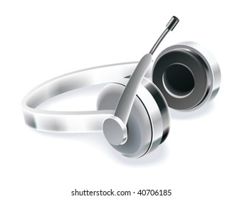 Vector headphones icon