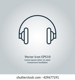 Vector Headphones Icon