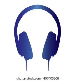 vector headphones icons