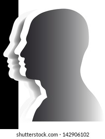 Vector heads - crowd