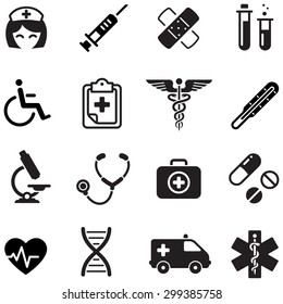 Vector Health Care icon set 