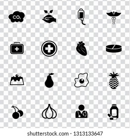 vector health care icons set. medical & medicine sign symbols - fitness and healthcare icons