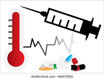 Vector of healthcare design