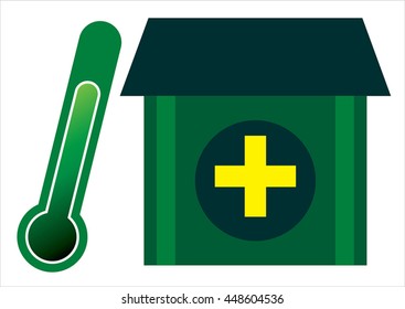 Vector of healthcare design