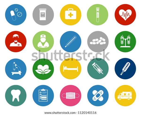 Vector Healthcare Icons Medical Care Sign Stock Vector (Royalty Free ...