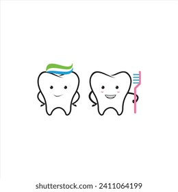 Logotipo vector saludable lindo