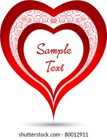 vector heart background