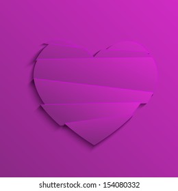 Vector heart background. Eps10