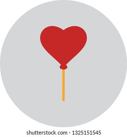  Vector Heart Ballon Icon