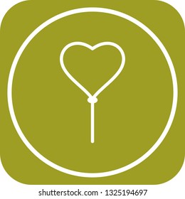  Vector Heart Ballon Icon