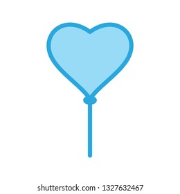  Vector Heart Ballon Icon
