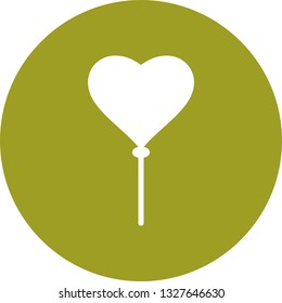  Vector Heart Ballon Icon