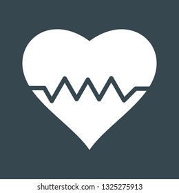Vector Heart Beat Icon