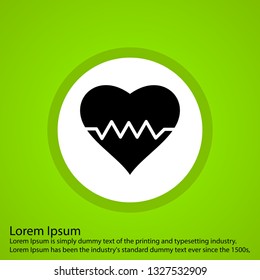 Vector Heart Beat Icon
