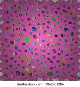 Vector heart. Border wedding. Swirls in blue, pink and green colors. Symbol valentines day. Seamless love pattern with cute lettering calligraphy text and hearts, envelopes, doodles.