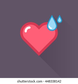 Vector Heart & conceptual icon