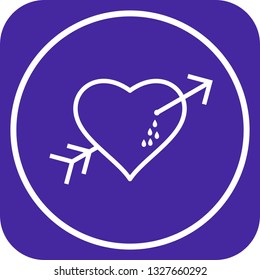  Vector Heart Corss Arrow Icon