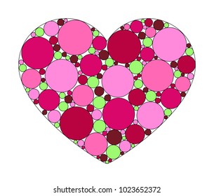Vector Heart. Design elements for Valentine's day.