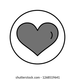  Vector heart icon
