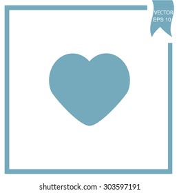 Vector heart icon