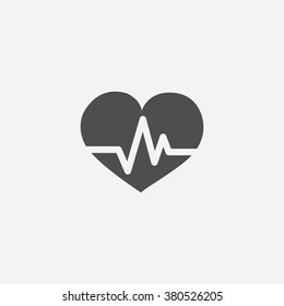 Vector heart Icon.