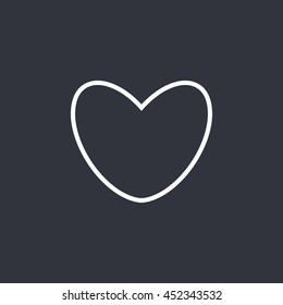 Vector heart icon