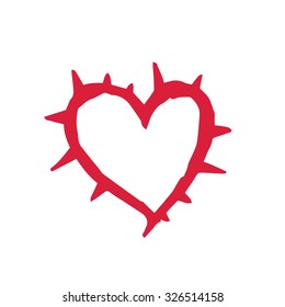 Vector heart icon  (logo, sign, symbol, image)