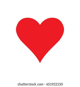 Vector Heart icon. Love symbol. Valentine's Day sign.