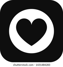 
vector heart icon on seal symbol of love valentine's day